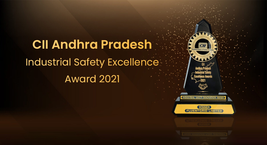 Fluentgrid honoured with CII Andhra Pradesh Industrial Safety Excellence Award 2021