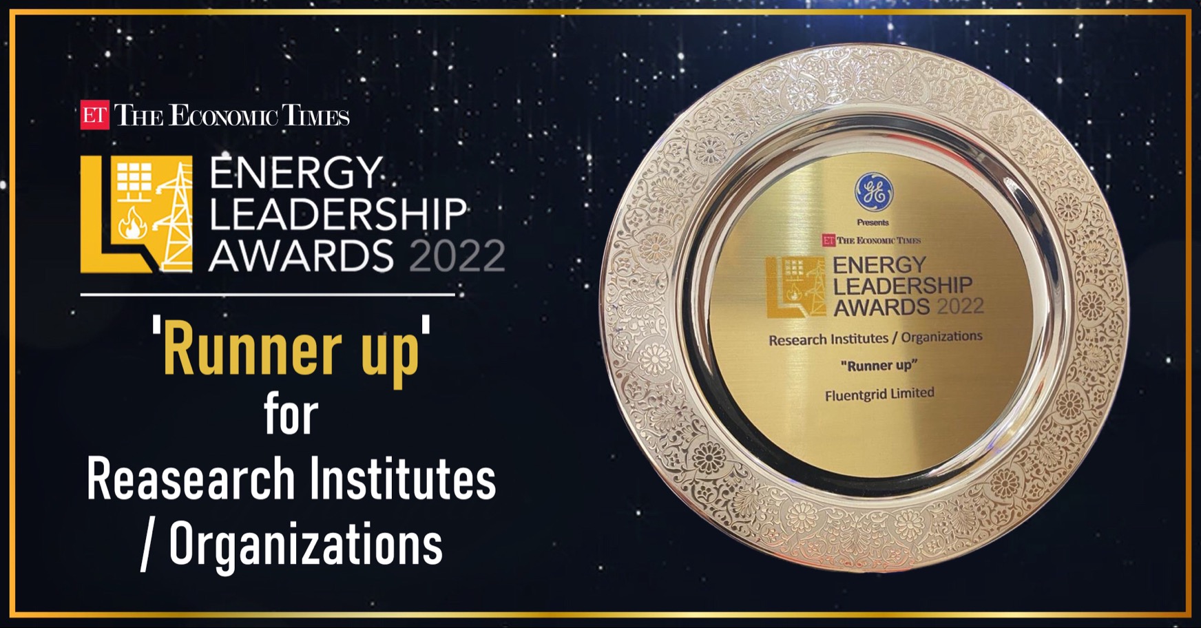 Fluentgrid honoured with ‘ET Energy Leadership Award 2022’